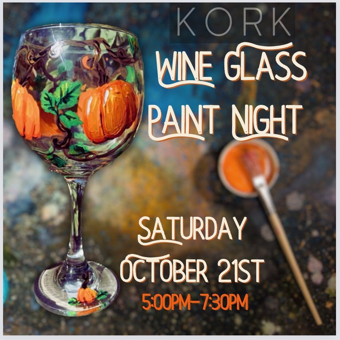 Wine Glass paint night